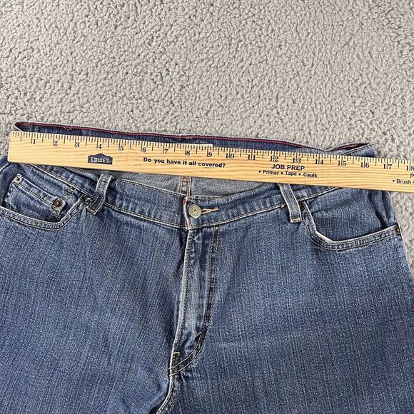 Levis 550 Relaxed Bootcut Jeans Women 16 High Rise Medium Wash Western Casual - Picture 6 of 11